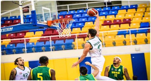 سلة الاتحاد تقسو على سيب العماني بالبطولة العربية